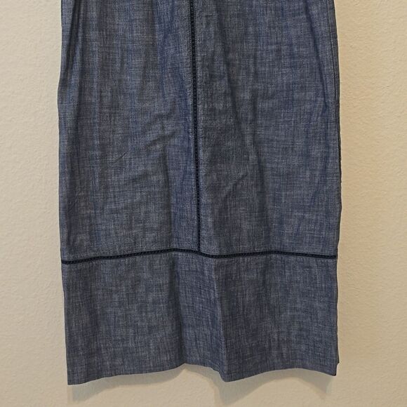Gap Denim A-Line chambray dress size 0 - Picture 3 of 9